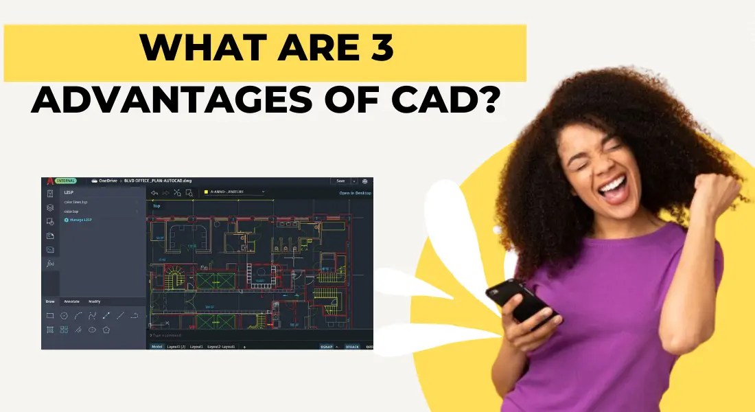What are 3 advantages of CAD? (80 Unknown fact) Aug'24