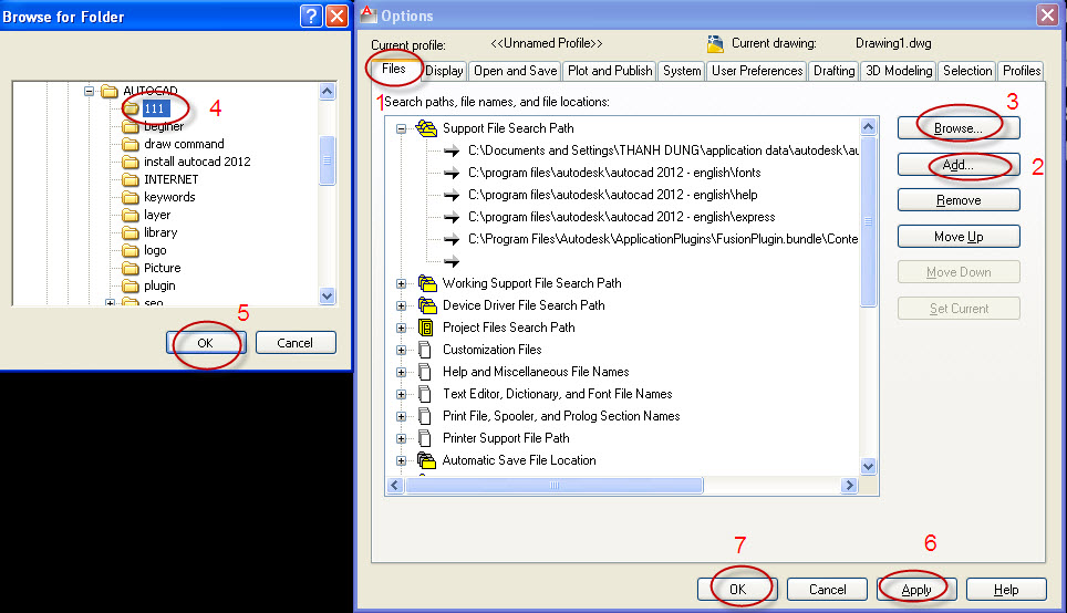 Load custom hatch pattern in AutoCAD