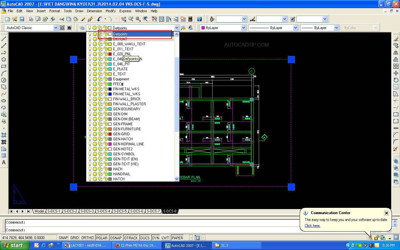 Create and modify layout viewport in AutoCAD