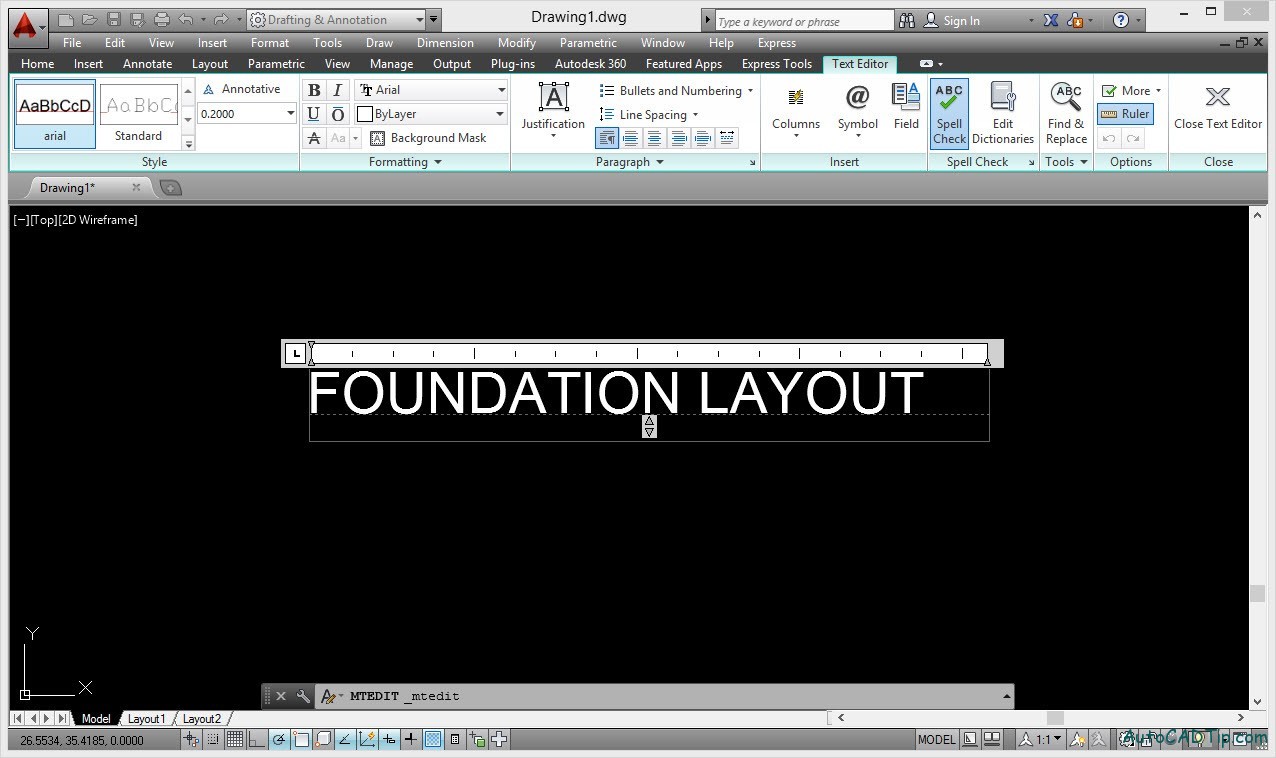 How to convert Mtext to Text in AutoCAD 2014?