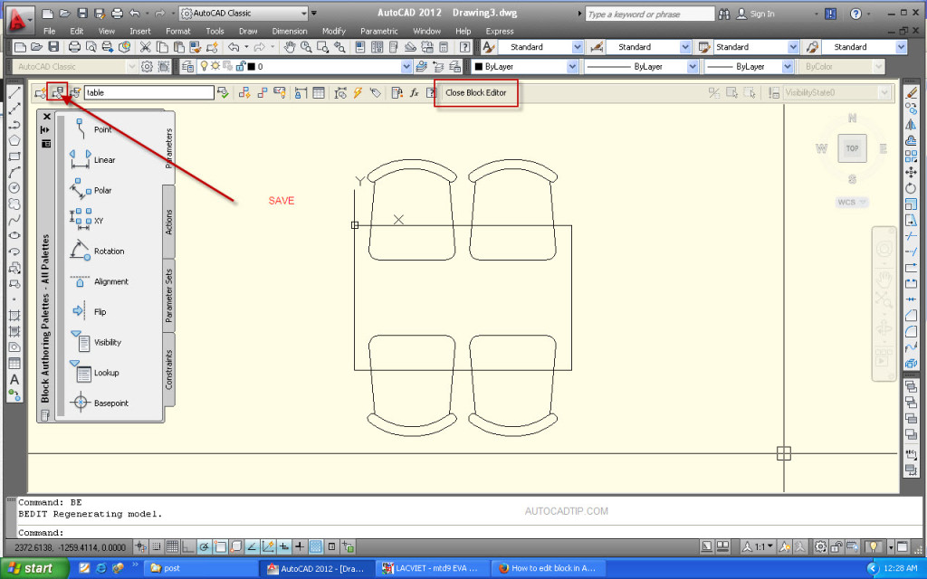 How to edit block in AutoCAD