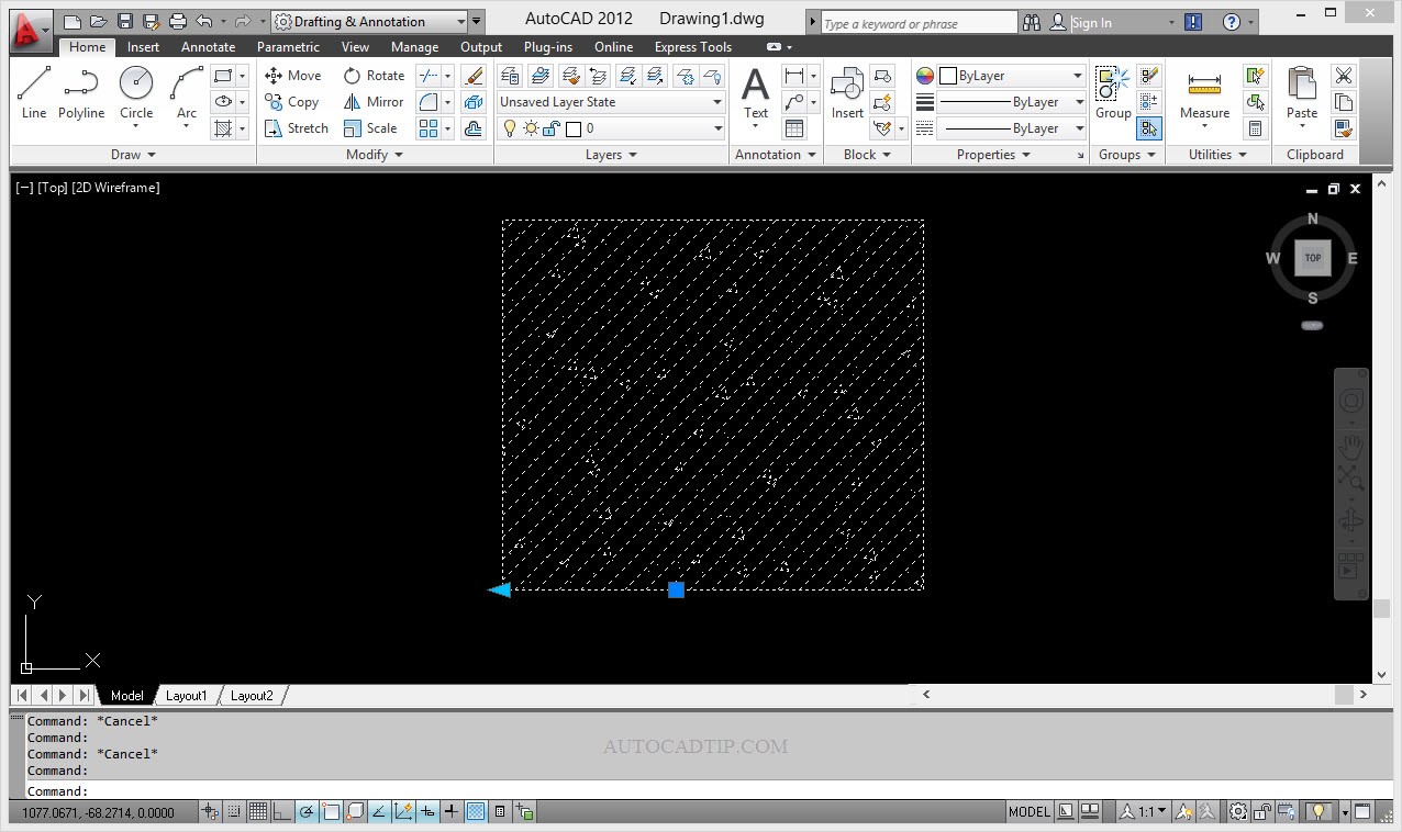 How to change base point in dynamic block AutoCAD