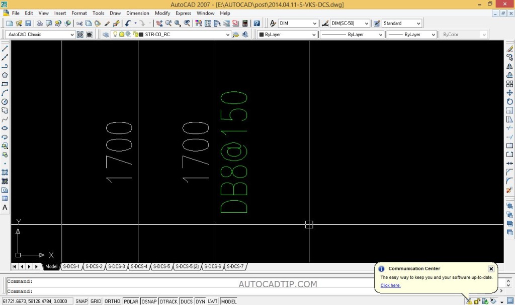 How to add text under dimension line in AutoCAD
