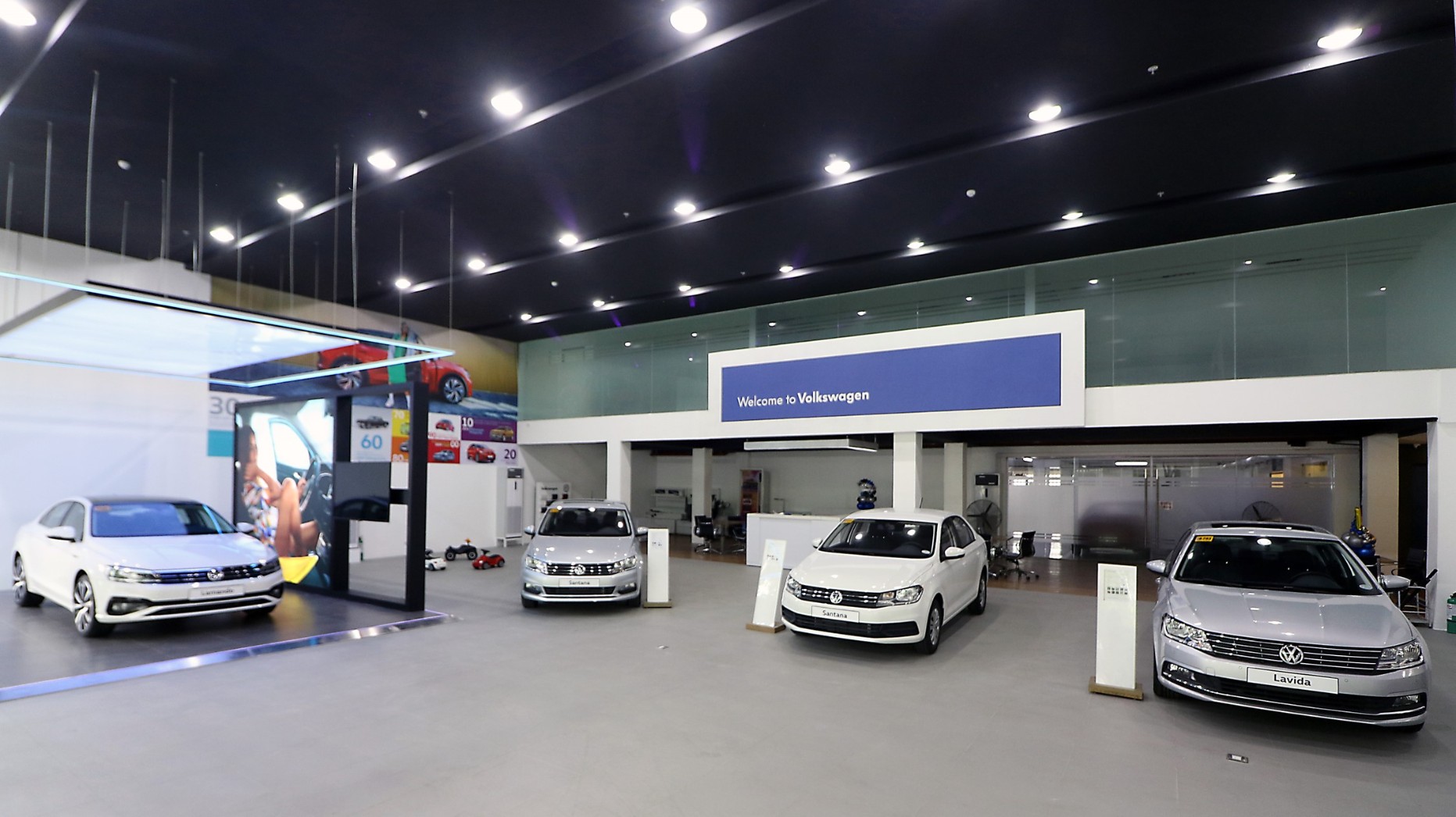 Volkswagen’s BGC showroom now at the newlyopened AC Motors Centrale