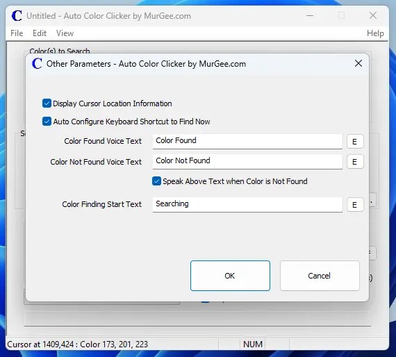 Auto Color Clicker to Search and Click on Screen Pixel Color(s)