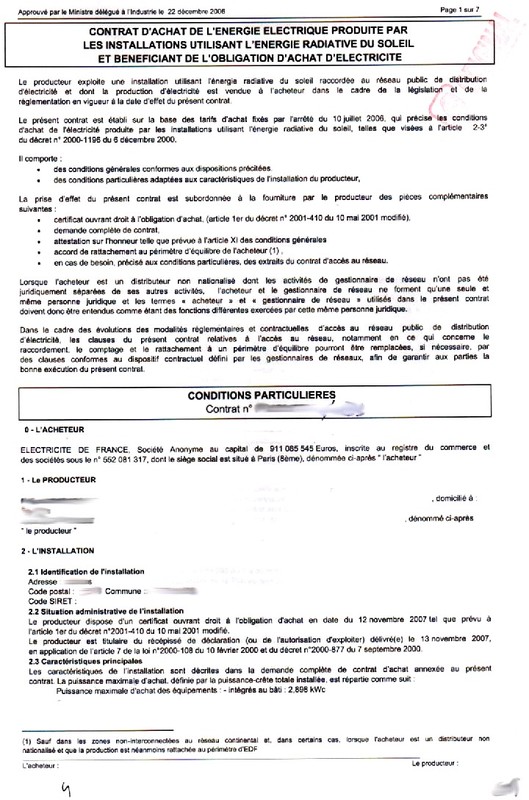 Vente du surplus de production et contrat d’obligation d’achat, on vous