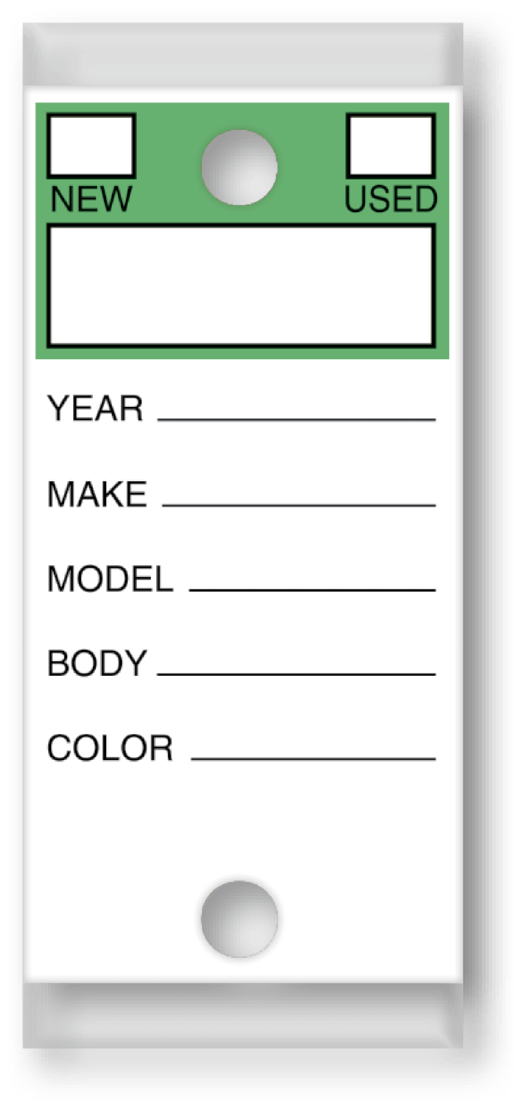 Custom Dealer ColorTop Key Tags Auto Dealer Designs