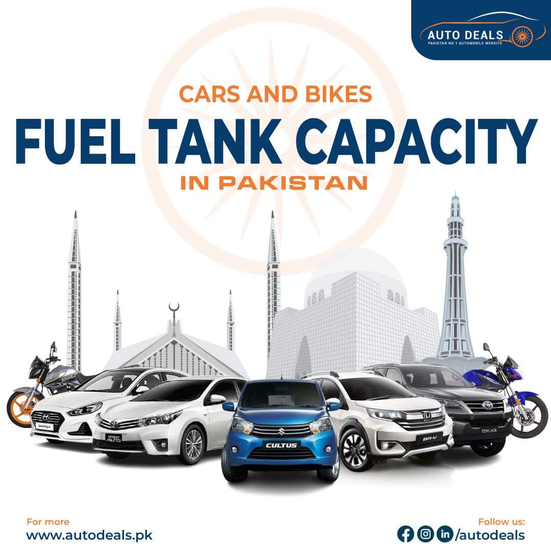 Fuel Tank Capacity Of Cars And Bikes In Pakistan