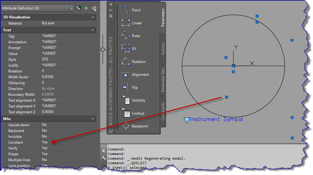 Solved Creating Dynamic Block with Editable Attributes Autodesk