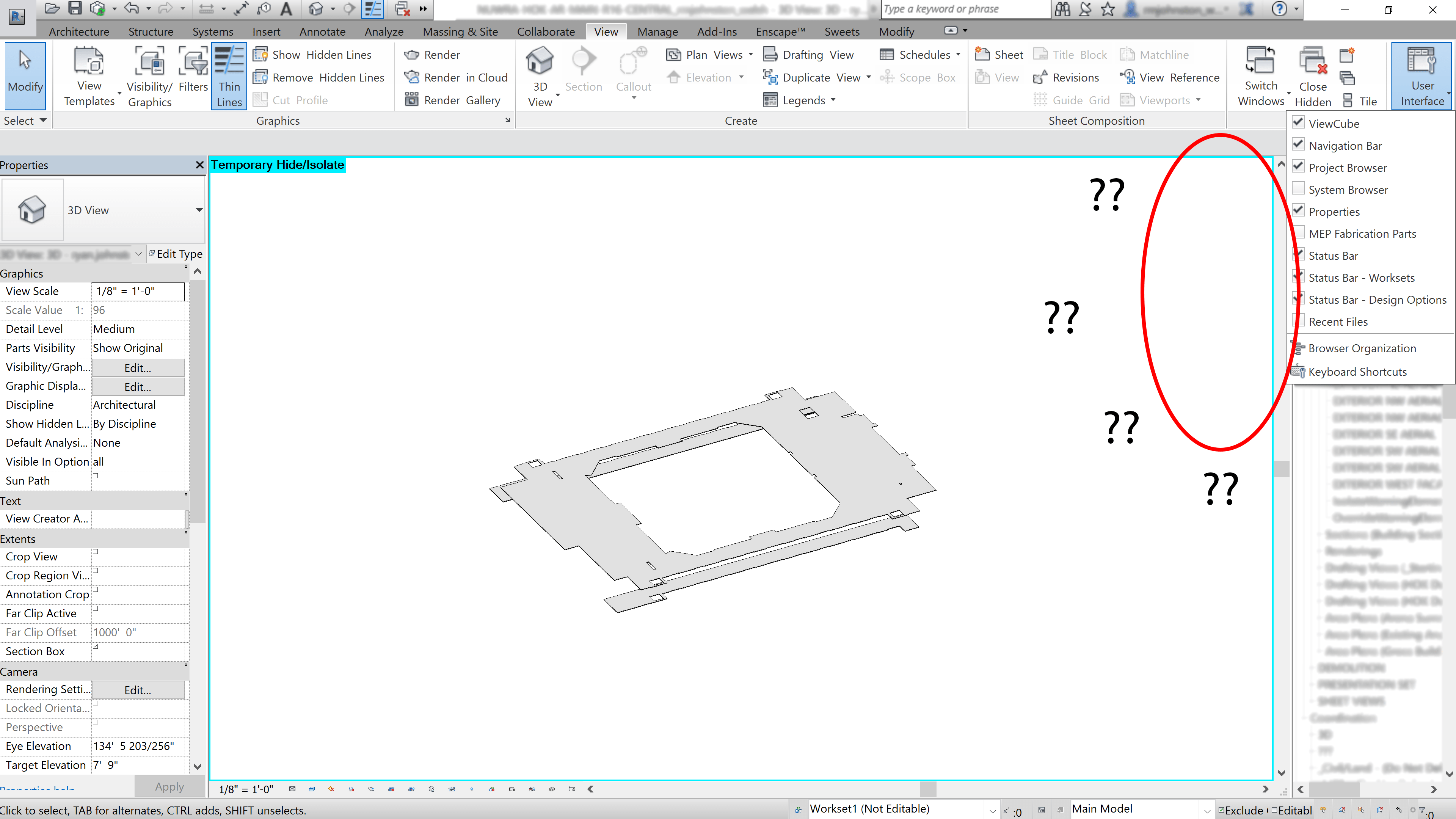 Revit 2017 Viewcube and other navigation tools missing Autodesk