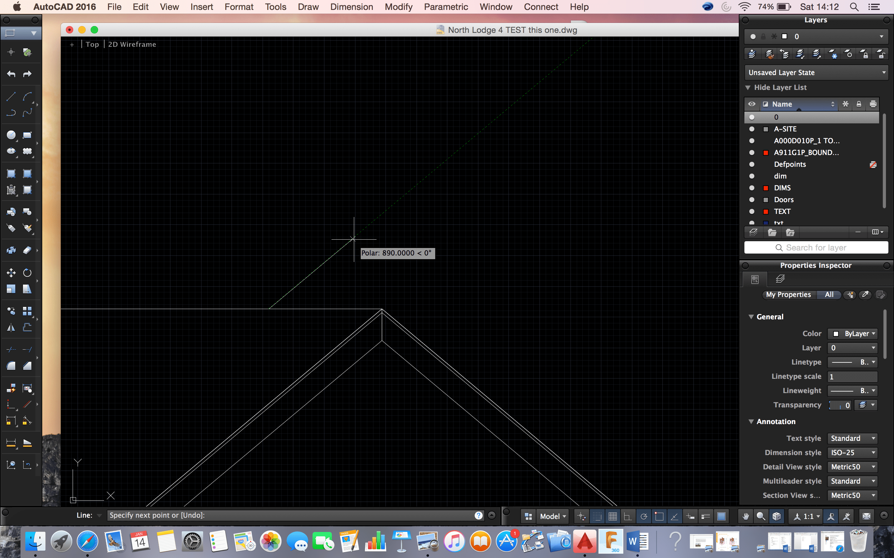 Solved how to draw a line by specifying angle Autodesk Community
