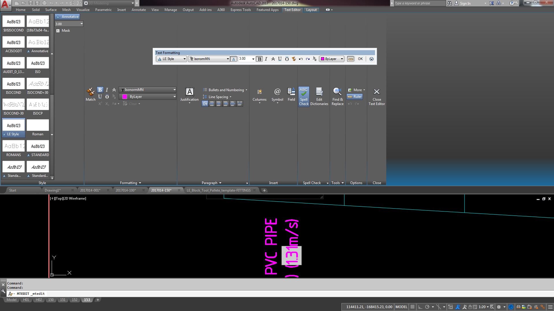 Solved AutoCAD 2017 Text Editor Changes the Ribbon Size Autodesk