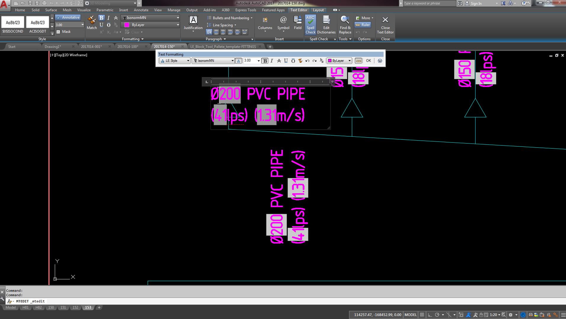 Solved AutoCAD 2017 Text Editor Changes the Ribbon Size Autodesk