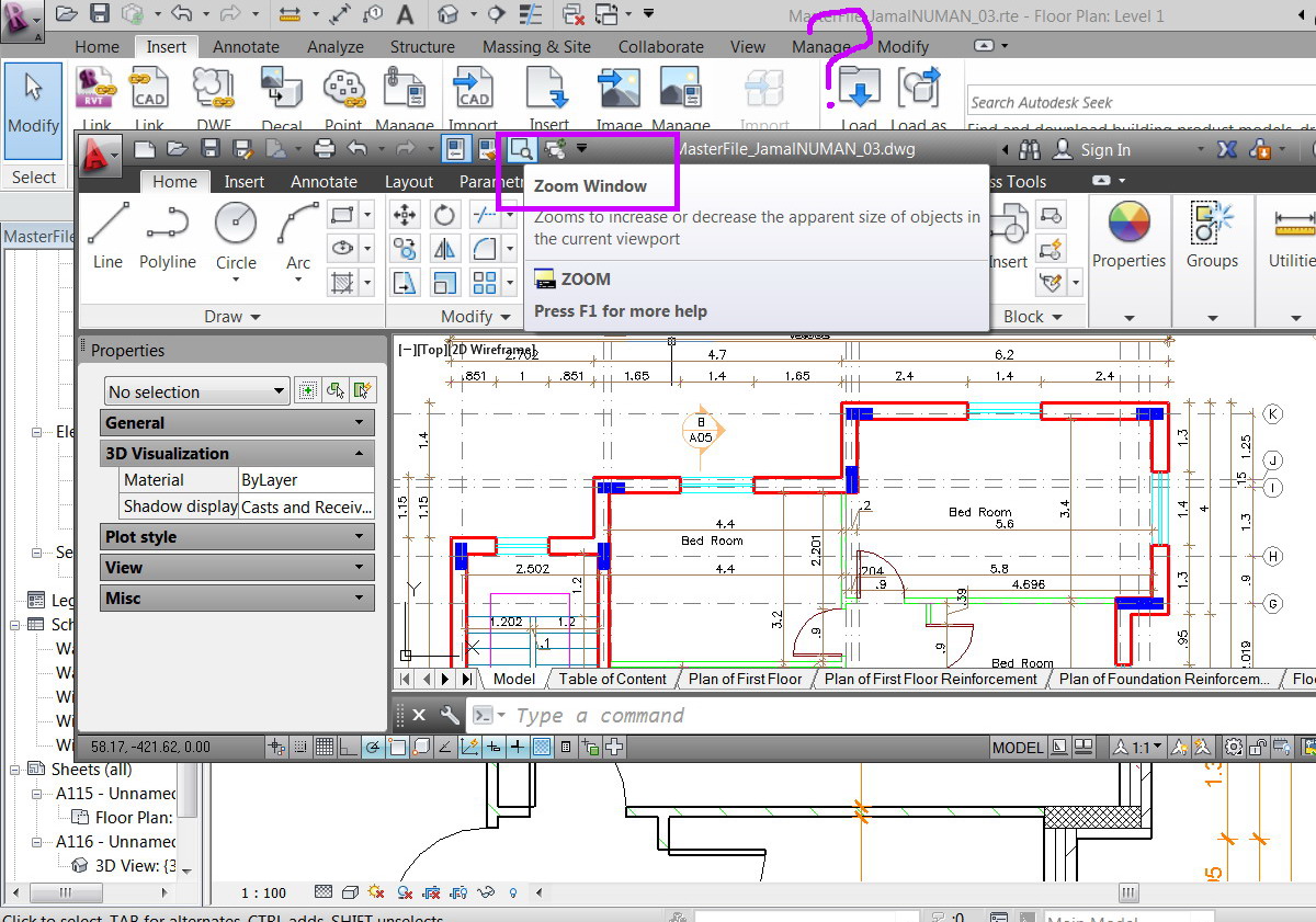 “Zoom window” in the Revit, Autodesk Community