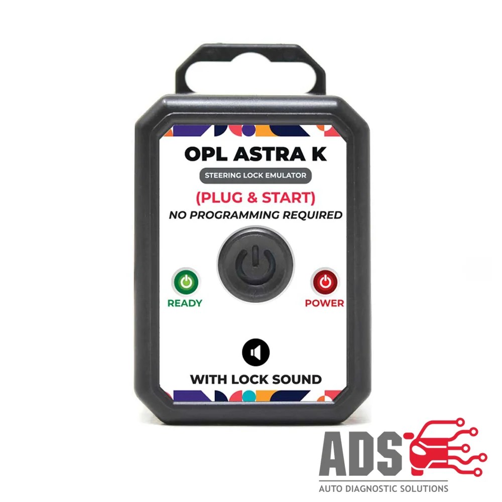 Opel Vauxhall Astra K Steering Lock Emulator (With Lock Sound Plug & Play)