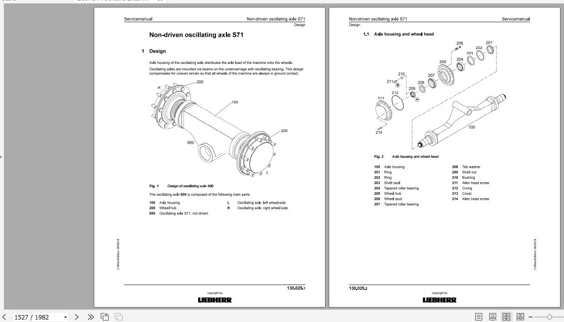 Liebherr Hydraulic Excavator LH150 C LH150 M Tier 4f 202104 Service