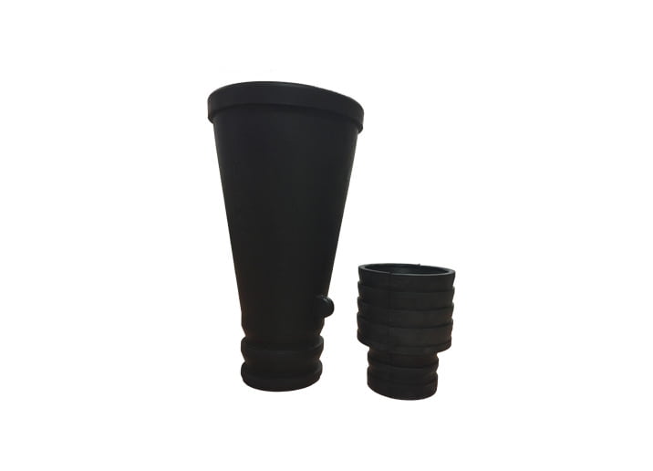 Push On Extraction Nozzle Exhaust Rubber Extractor Nozzle