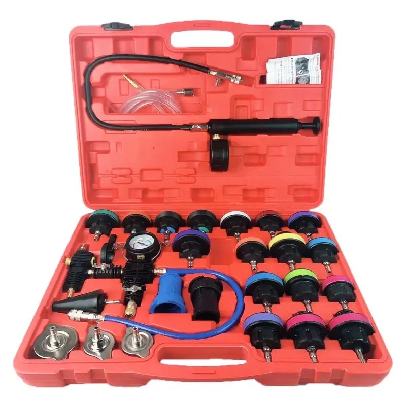 Cooling system Coolant leak tester set 28 pcs - Professional