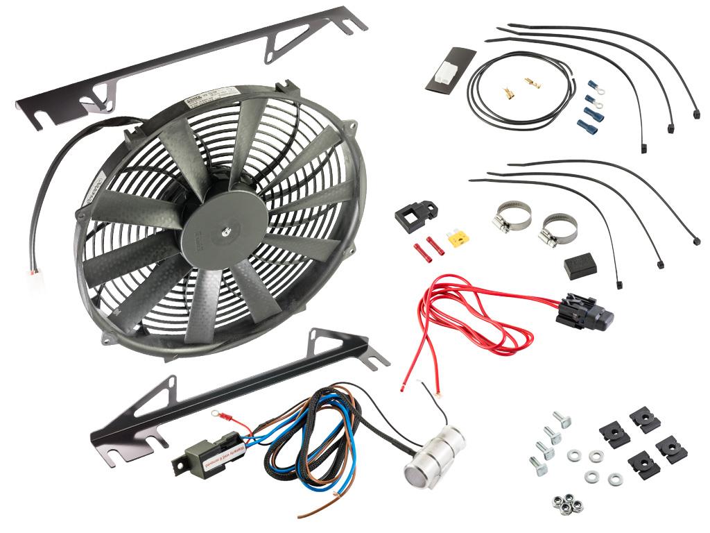 Revotec Electric Fan Kit Positive Earth BN4BJ8 Autofarm Ltd