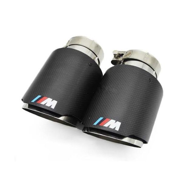BMW M Performance Style Carbon Exhaust Tips Autofella
