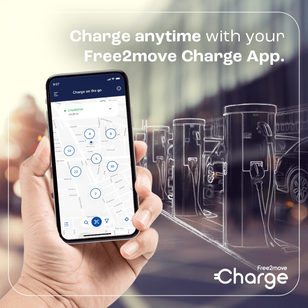 Stellantis launches electric charging service Free2Move Charge Go.