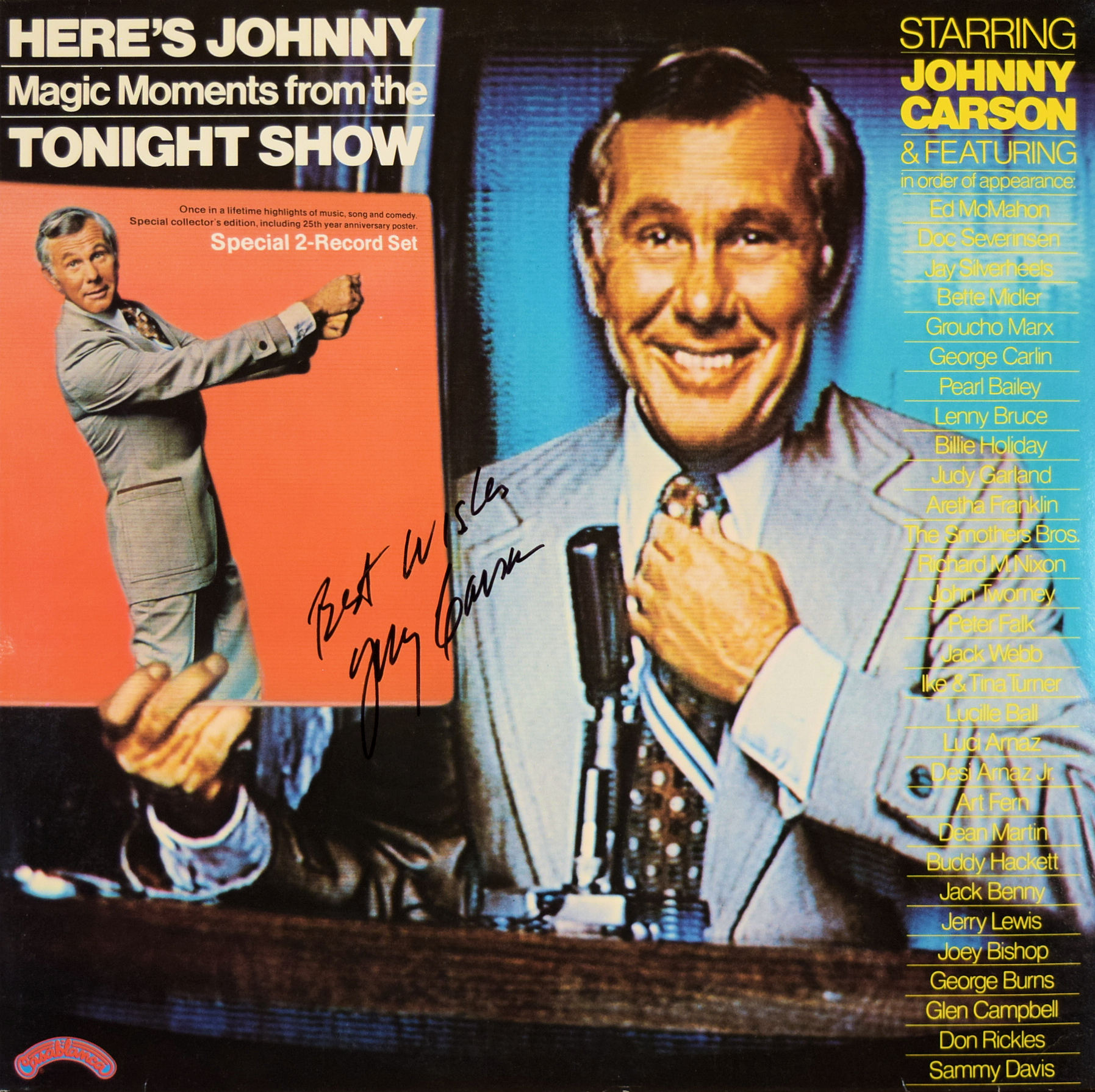 Johnny CarsonMagic Moments From The Tonight Show1974 Autographcentral