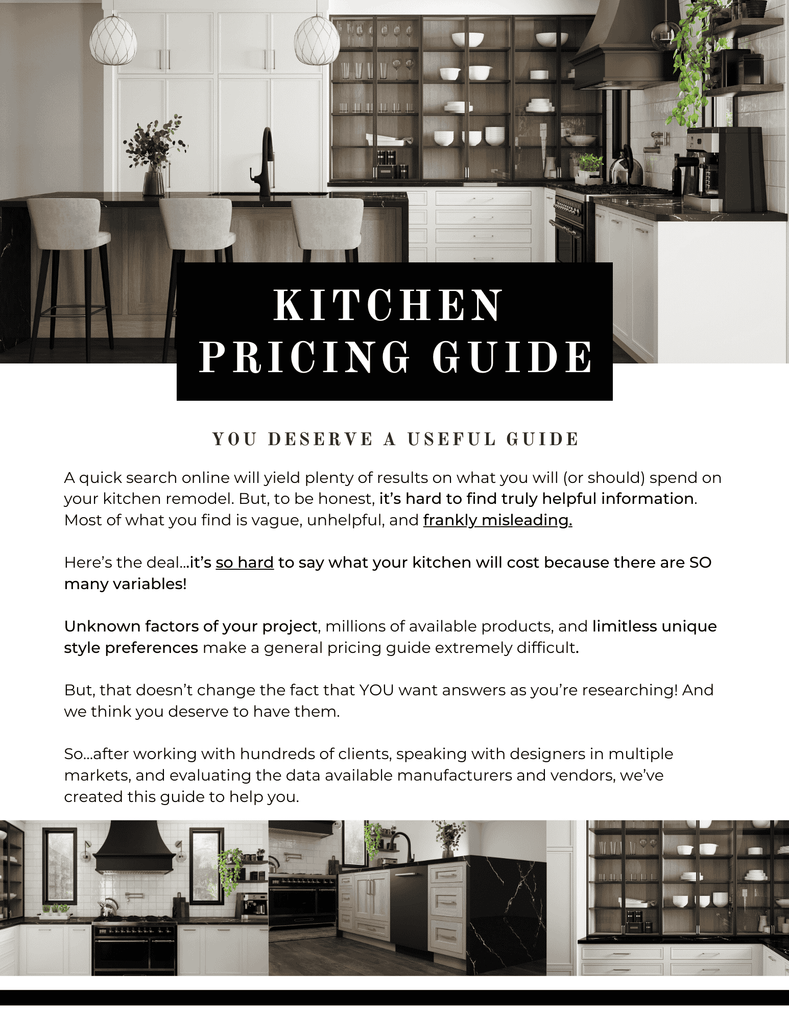 Download Our Kitchen Investment Guide Autograph Kitchens