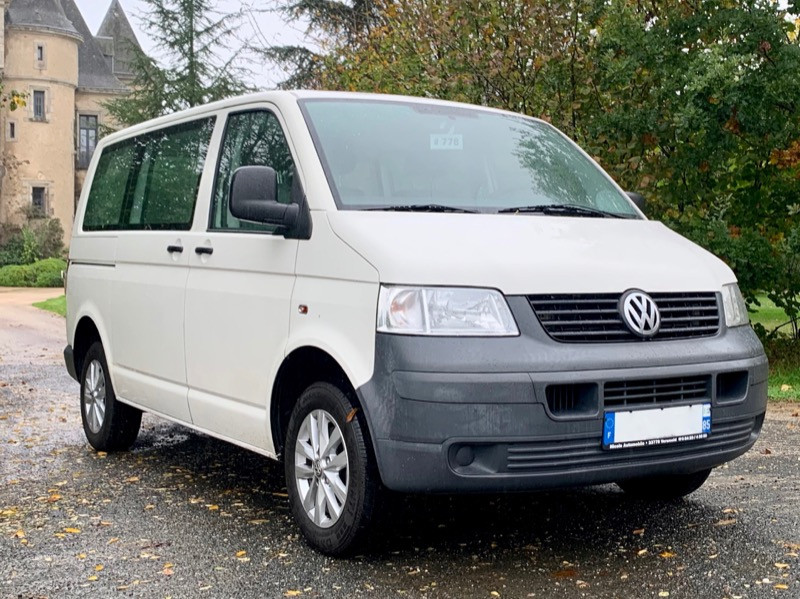 VENDU VW Transporter T5 1.9 TDI, 3places (9places CG), 2 portes