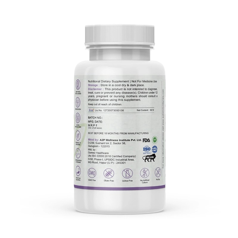 Buy Heavy Metal Detox, 60 Capsules Natural Detoxification & Liver Support