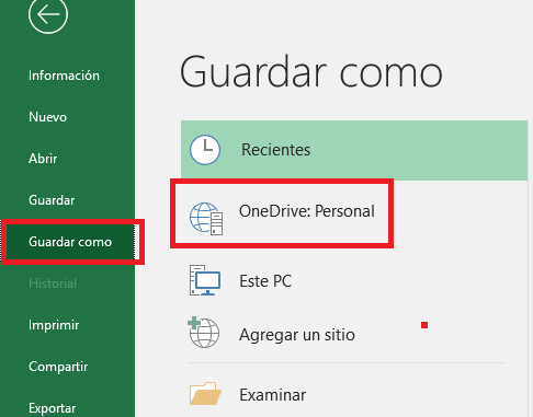 Excel Guardar Y Compartir Archivos En Linea Autoincremental Es