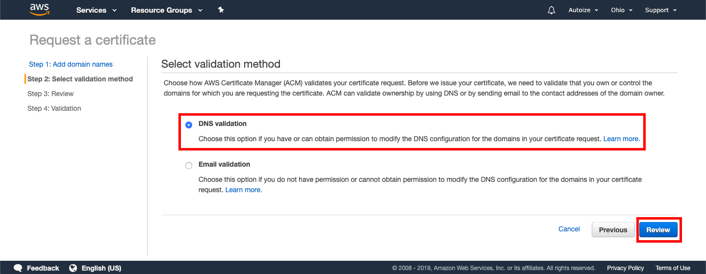 Using AWS Certificate Manager with Route 53 and ELB for Free SSL