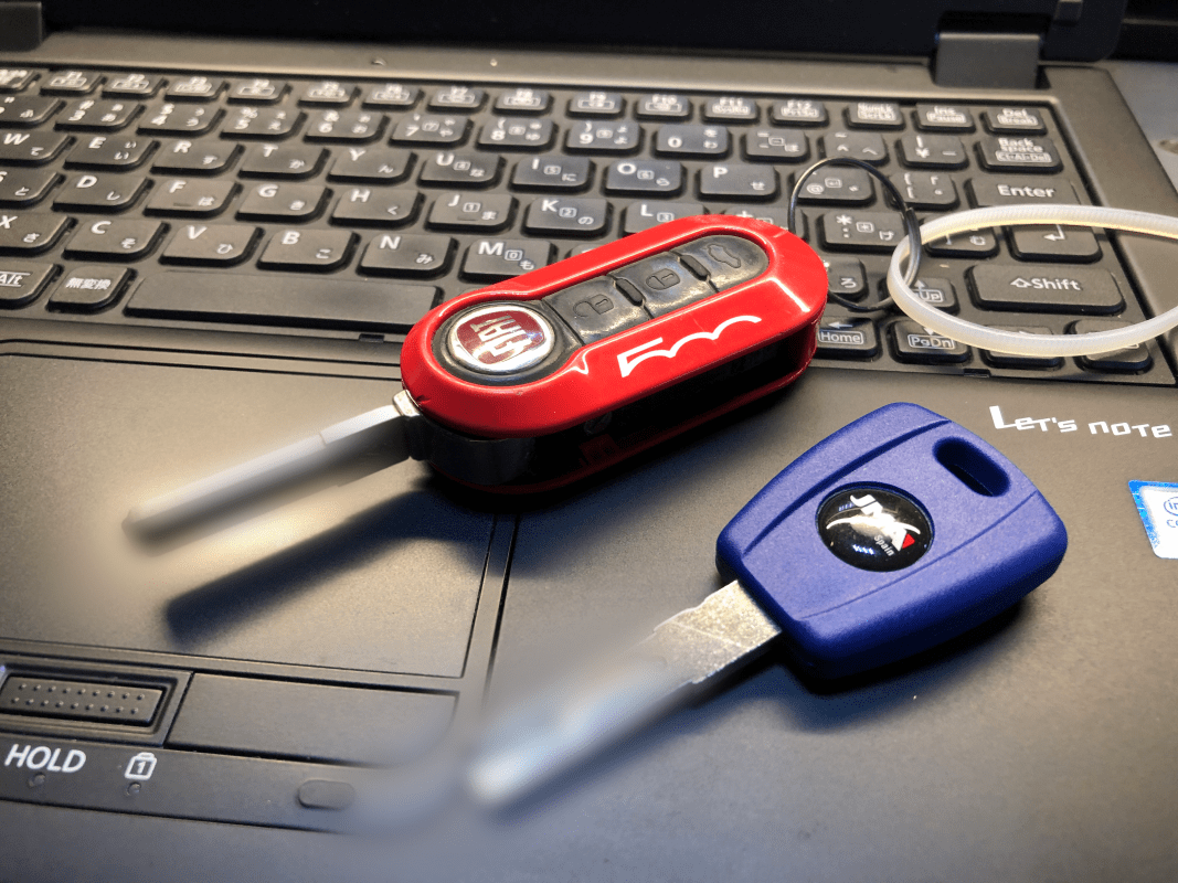 FIAT 500 スペアキー作製 FIAT 東京都 スペアキー イモビライザー・紛失キー・スマートキー専門 車の鍵屋です。