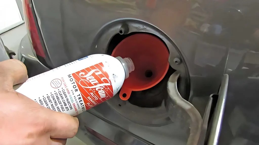 Do You Put Seafoam In Before Or After Gas?