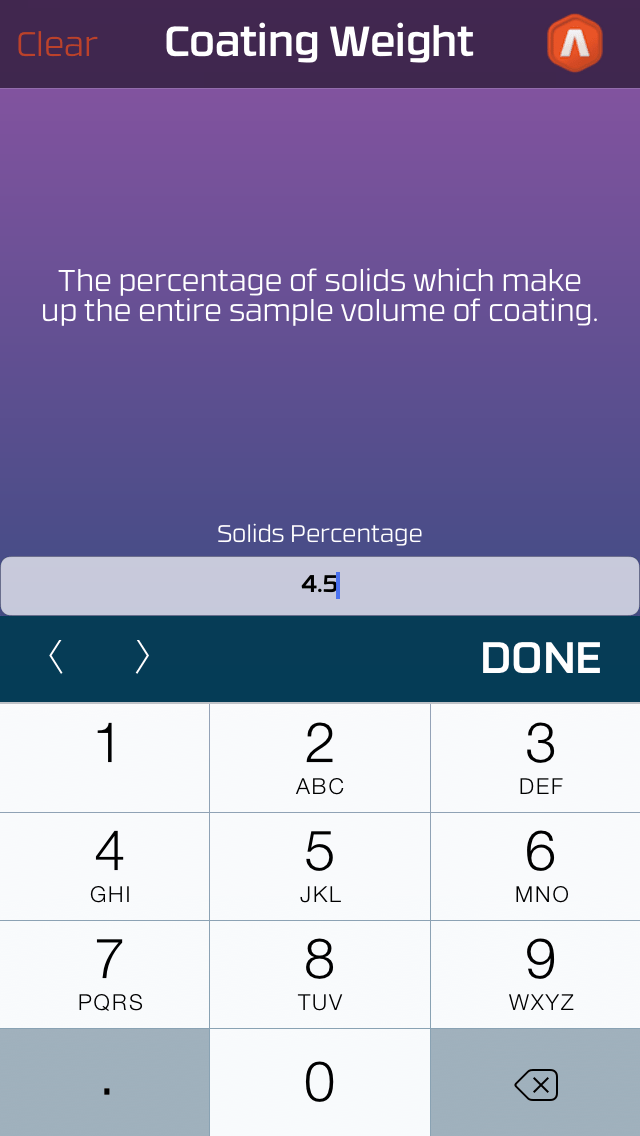 Coating Weight iOS App for Printing Presses & Converters