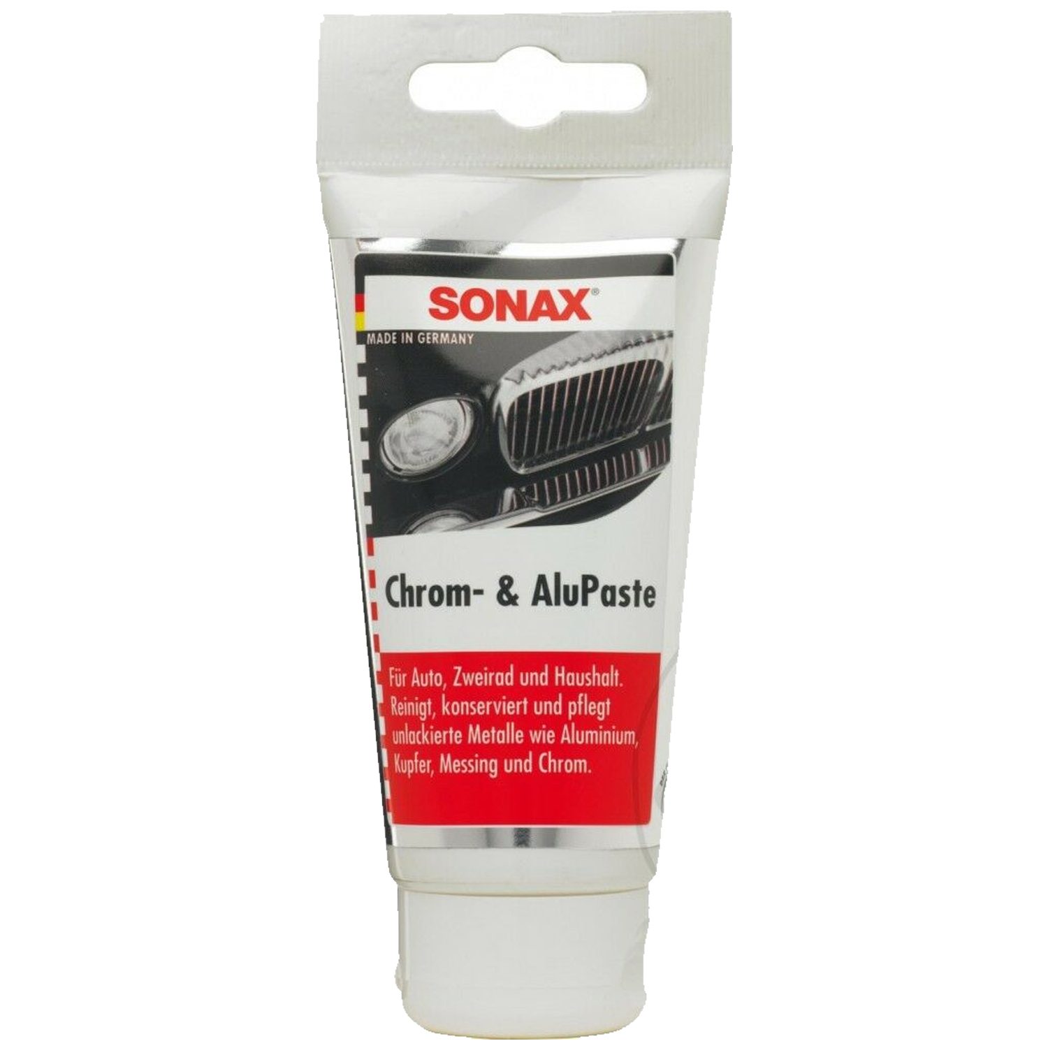 Sonax Chrome & Aluminum Polish Paste 3080000 75ML Autoline