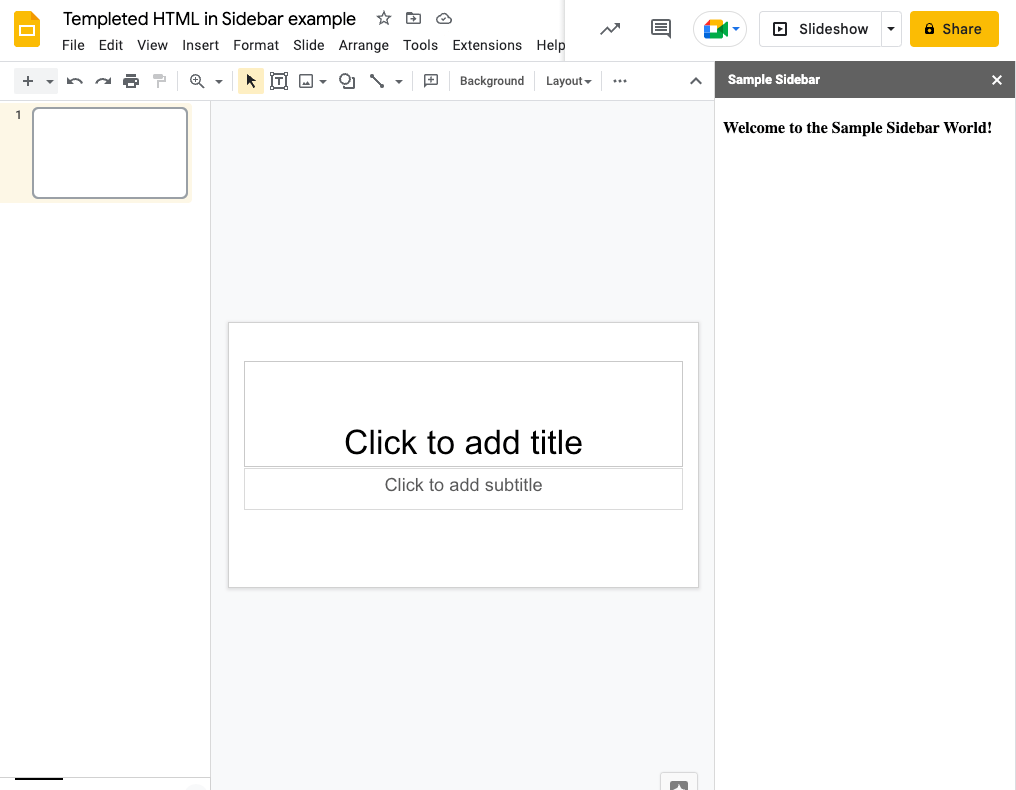 Templated HTML in the Google Addon Sidebar Automagical Apps Blog