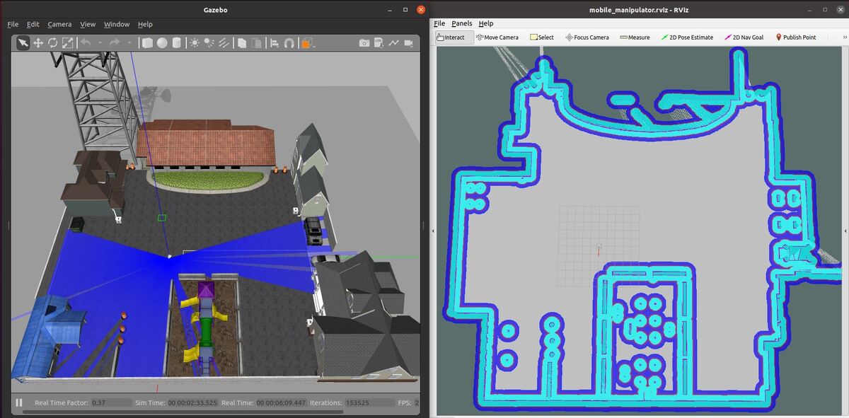 Setting Up the ROS Navigation Stack for a Simulated Robot Automatic
