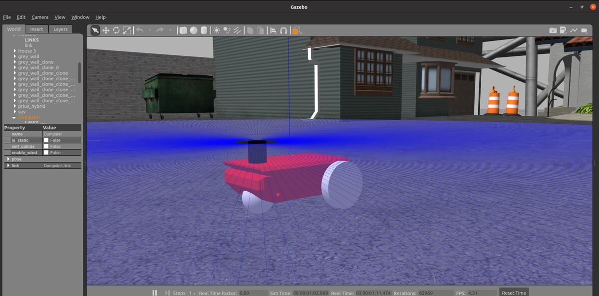 Set Up LIDAR for a Simulated Mobile Robot in ROS 2 Automatic Addison