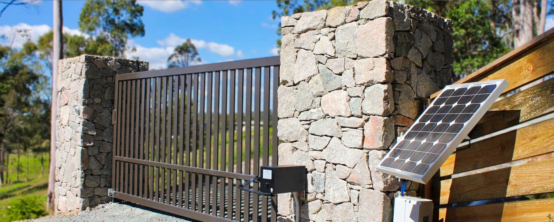 Automatic Gates Brisbane Custom Electric Sliding Driveway Gates