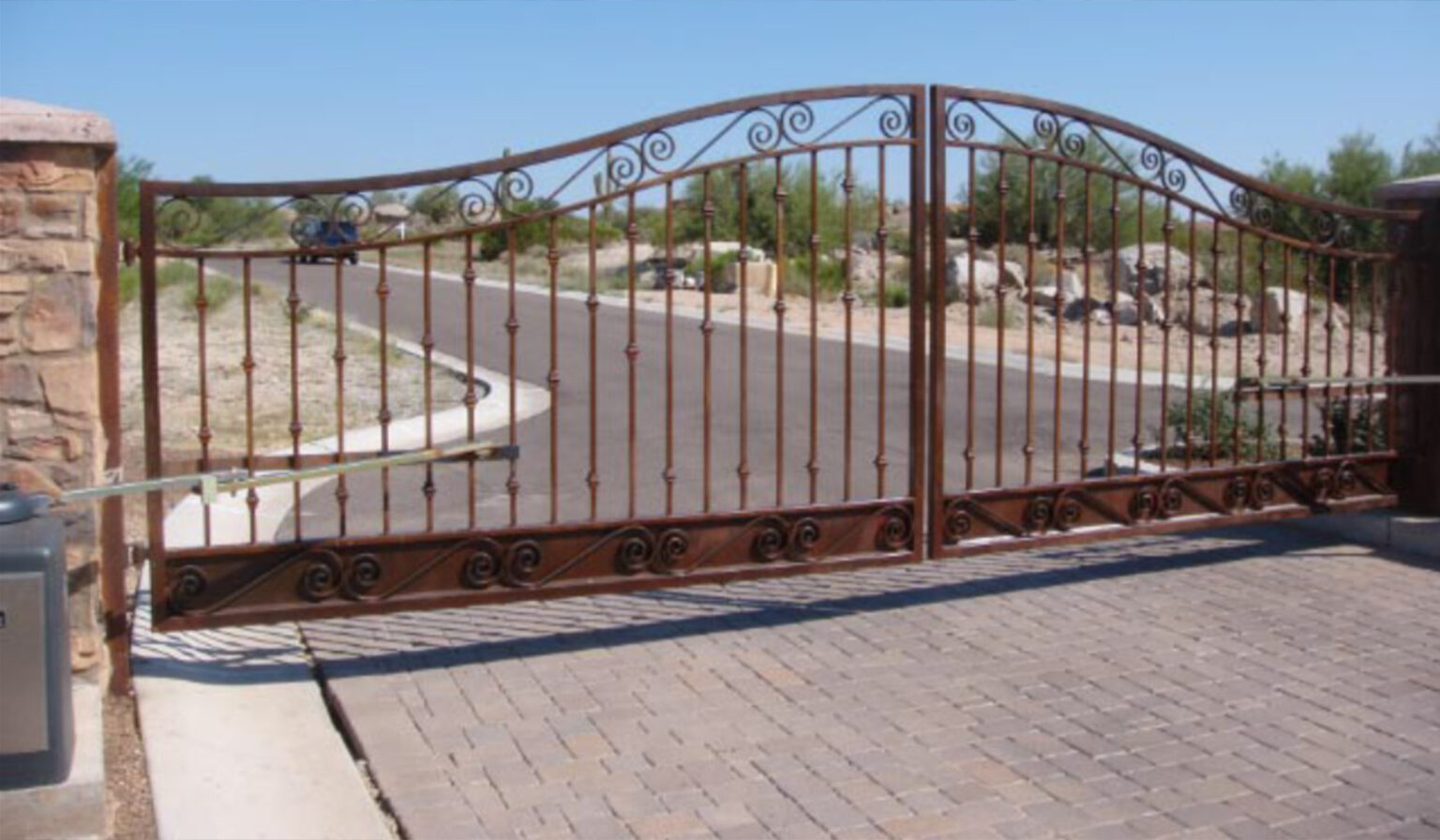 Automatic Gate Controls for Wrought Iron Gates, Steel Gates, Phoenix, Arizona
