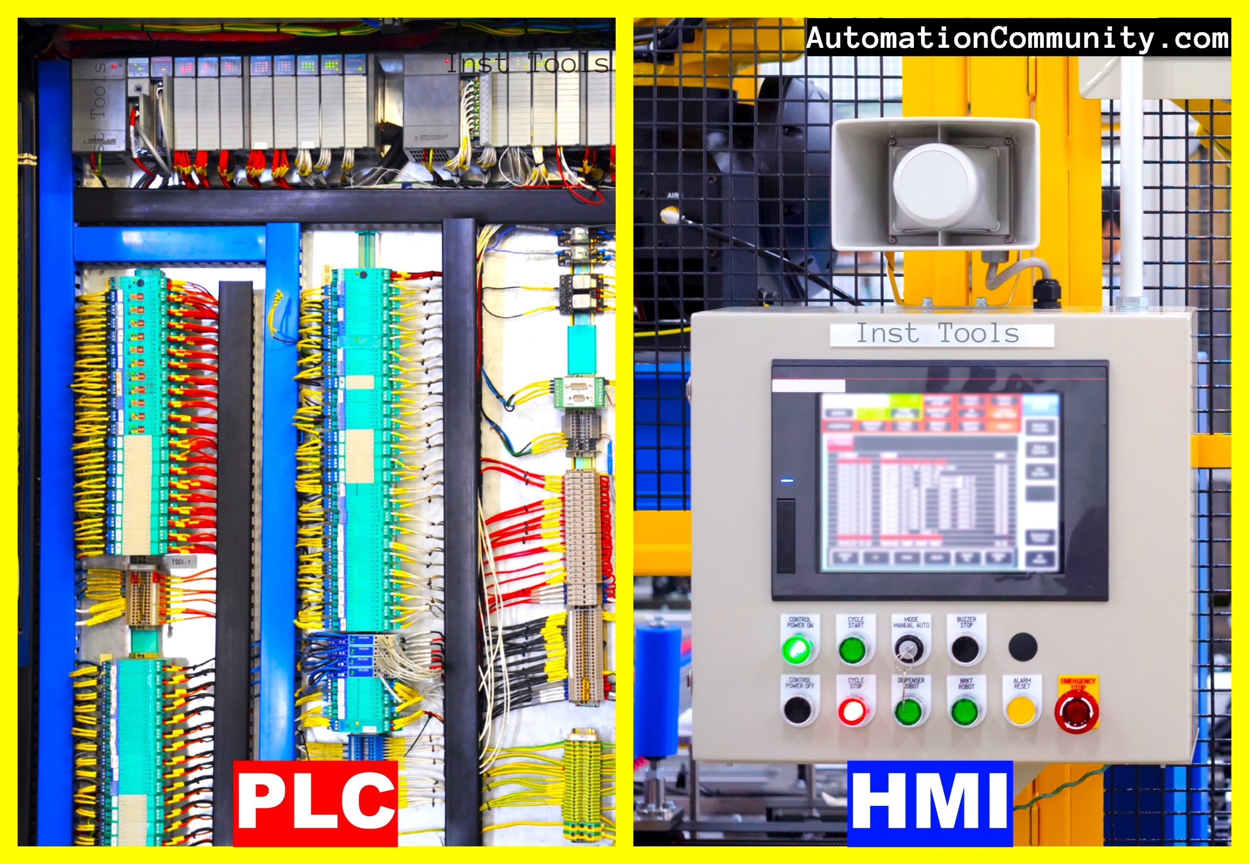Difference Between PLC and HMI Automation Community
