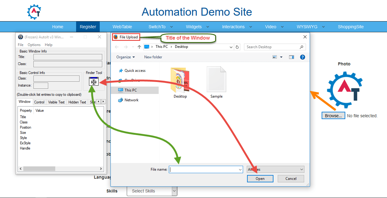 File Upload using AutoIT in SeleniumSelenium driver Appium Complete