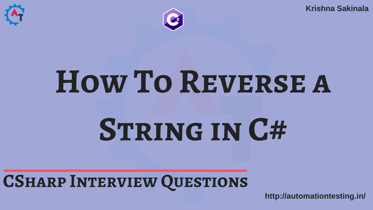 How To Reverse a String in C