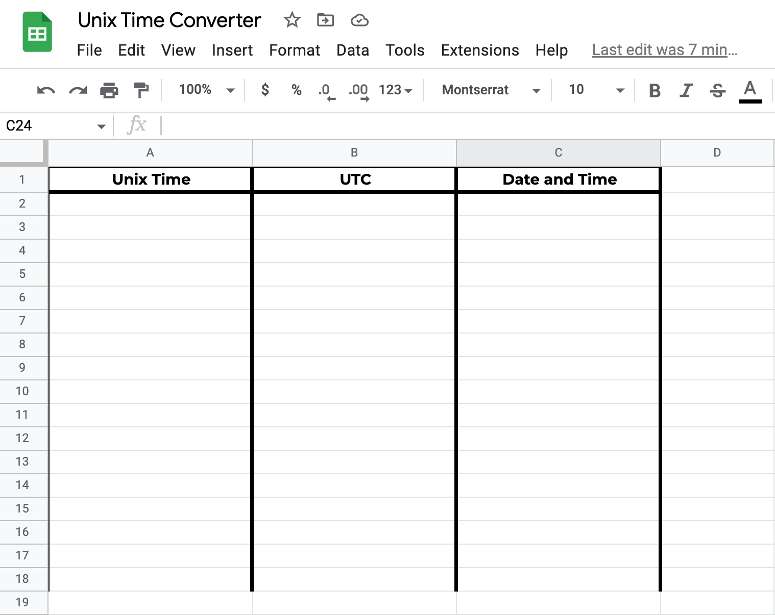Convert Unit Timestamps to Dates in Google Sheets & Airtable
