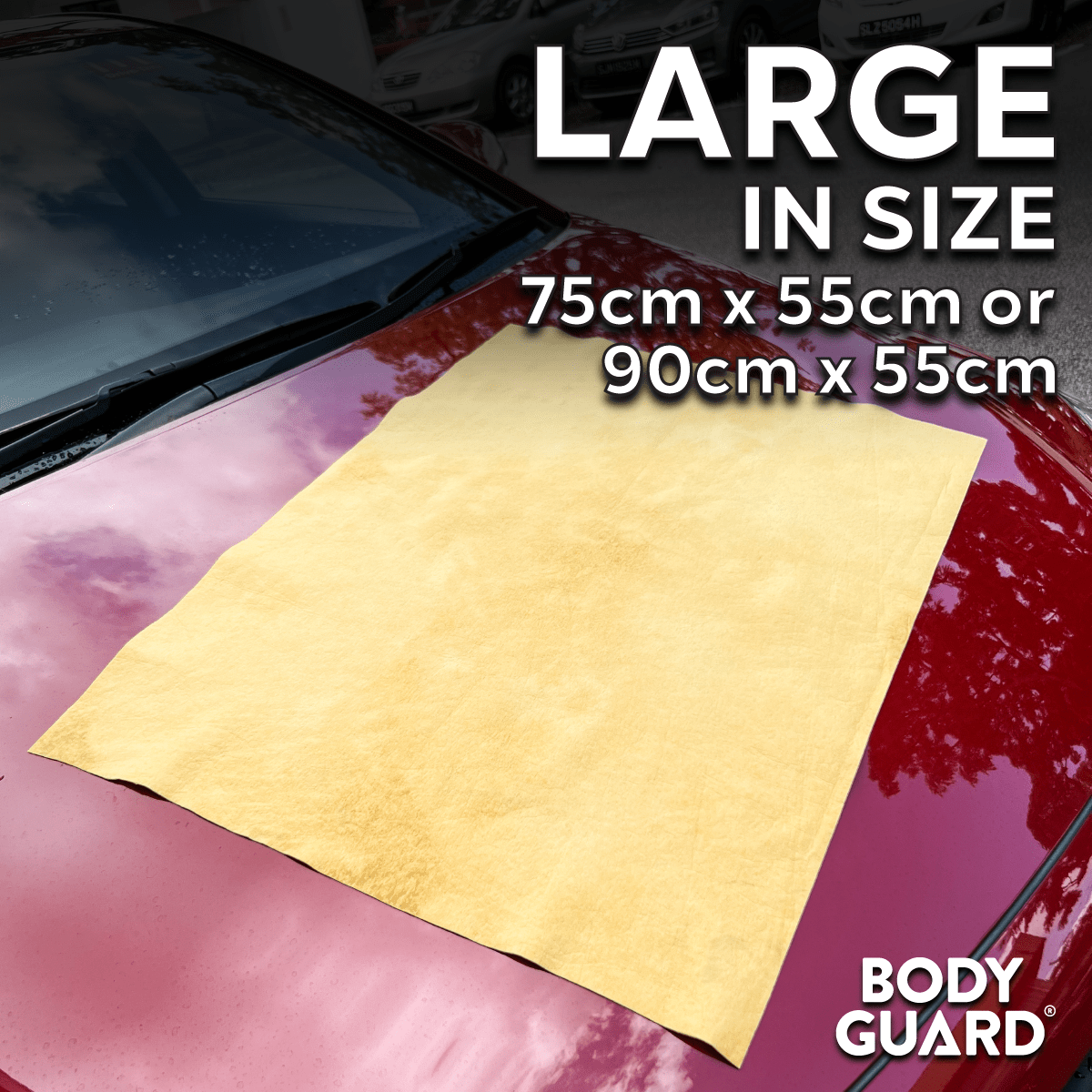 Bodyguard Synthetic Chamois Car Drying Towel / Cloth Auto Maxima