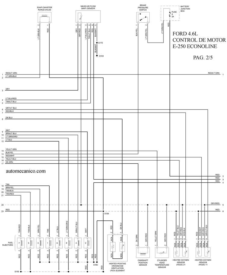 FORD 2005 | Diagramas, esquemas, graphics
