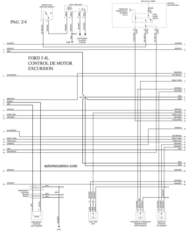 FORD 2005 | Diagramas, esquemas, graphics