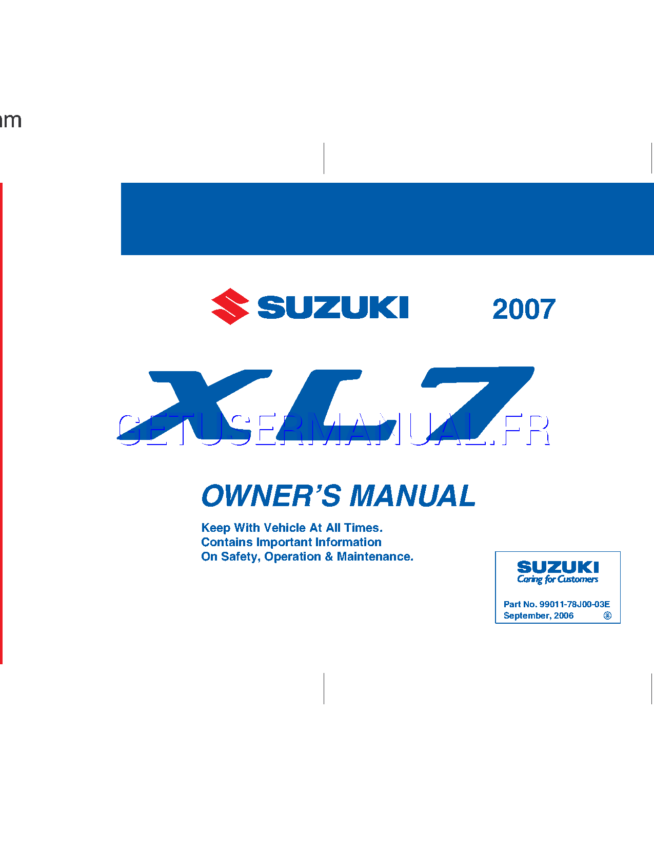 Suzuki Workshop Repair Owners Manuals (100% Free)
