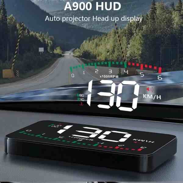 Hud Head Up Display Kit HUD EOBD OBD2 Windshield AutoMods
