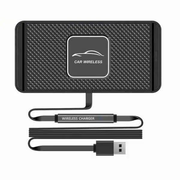 Vehicle Wireless Charging Pad Phone AirPods Car Charging Pad - AutoMods